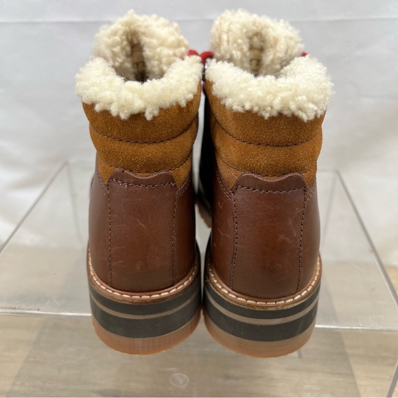 Clarks Orianna Boots Winter Womens 6.5 Brown Leather Rubber Sole Walking Alpine - Picture 7 of 10